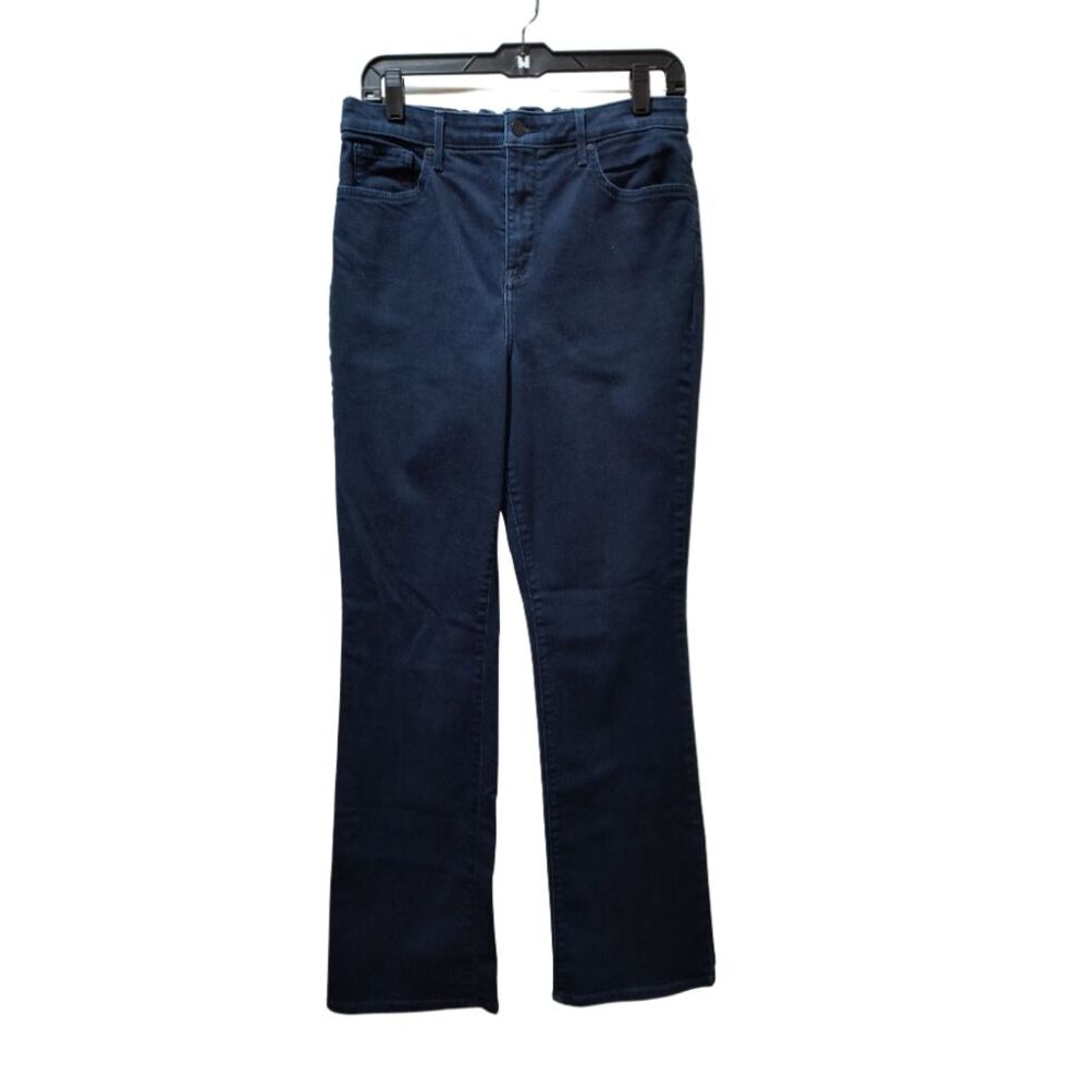 NYDJ Bootcut Jeans Women’s 16 Blue Stretch Denim Elastic Waist Lift Tuck 30x31